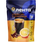 Кофе молотый ЛЕНТА натуральный жареный с ароматом апельсина в шоколаде, 150г