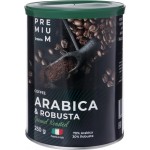 Кофе молотый ЛЕНТА PREMIUM Arabica&Robusta жареный натуральный, ж/б, 250г