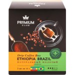 Кофе молотый PREMIUM CLUB Ethiopia/Brazil в индивидуальных фильтр-пакетах, 5шт