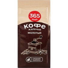 Кофе молотый 365 ДНЕЙ жареный, 100г в магазинах Лента