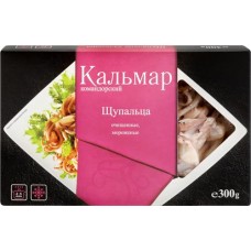 Кальмар замороженный АКВА ПРОДУКТ очищенный, щупальца, 300г в магазинах Лента
