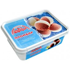 Мороженое СВИТЛОГОРЬЕ Пломбир двухслойный 15%, без змж, контейнер, 500г в магазинах Лента