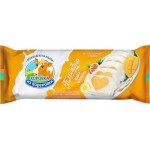 Мороженое КОРОВКА ИЗ КОРЕНОВКИ Пломбир двухслойный ванильный и манго-маракуйя 15%, без змж, брикет, 400г