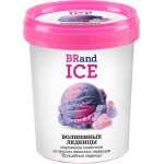 Мороженое BRAND ICE Волшебные леденцы, сливочное со вкусом лимонных леденцов 9,5%, без змж, пластиковый стакан, 1000мл