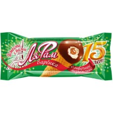 Мороженое ТАЛОСТО Ля Фам Варенка 8%, без змж, вафельный рожок, 70г в магазинах Лента