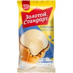 Мороженое ЗОЛОТОЙ СТАНДАРТ Пломбир, без змж, вафельный стаканчик, 86г