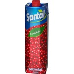 Напиток сокосодержащий SANTAL из клюквы, 1л