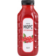 Напиток Морс Брусничный негазированный, 0.5л в магазинах Лента