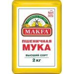 Мука пшеничная MAKFA хлебопекарная высший сорт, 2кг Мука пшеничная MAKFA хлебопекарная высший сорт, 2кг