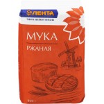 Мука ржаная ЛЕНТА хлебопекарная обдирная, 900г