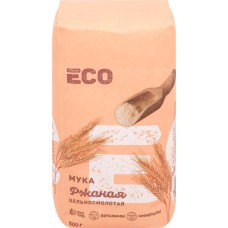 Мука ржаная ЛЕНТА ECO цельносмолотая, 500г в магазинах Лента