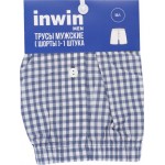 Трусы мужские INWIN шорты р.50, голубой, белый, Арт. ATL-24008/ATL- 24008-U Трусы мужские INWIN шорты р.50, голубой, белый, Арт. ATL-24008/ATL- 24008-U