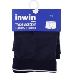 Трусы мужские INWIN боксеры р. 46–54, темно-синие, Арт. ATL-24003-A