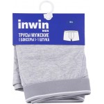 Трусы мужские INWIN боксеры р. 46, цвет светло-серый меланж, Арт. ATL-24003-B