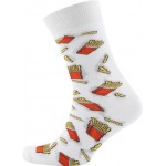 Носки мужские INWIN р. 25–29 белые с рисунком картошка фри, Арт. BPF21/men01-fries Носки мужские INWIN р. 25–29 белые с рисунком картошка фри, Арт. BPF21/men01-fries