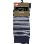 Носки мужские всесезонные OMSA For Men blue, в полоску, Арт. STYLE 503
