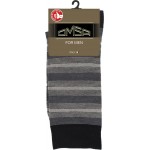 Носки мужские всесезонные OMSA For Men kaki, в полоску, Арт. STYLE 504
