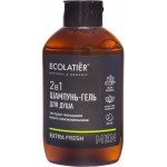 Шампунь-гель для душа мужской ECOLATIER 2в1 Extra Fresh, 400мл Шампунь-гель для душа мужской ECOLATIER 2в1 Extra Fresh, 400мл
