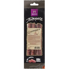 Колбаски МИКОЯН Пивчики с чесноком сырокопченые 1-й сорт, 95г в магазинах Лента