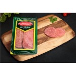 Колбаса копчено-вареная МК ВЕЛИКОЛУКСКИЙ Сервелат Финский, нарезка, 150г Колбаса копчено-вареная МК ВЕЛИКОЛУКСКИЙ Сервелат Финский, нарезка, 150г