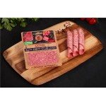 Колбаса копчено-вареная МЯСНАЯ ИСТОРИЯ Салями, категория Б, нарезка, 200г Колбаса копчено-вареная МЯСНАЯ ИСТОРИЯ Салями, категория Б, нарезка, 200г