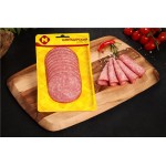 Колбаса копчено-вареная ОСТАНКИНО Сервелат Швейцарский, нарезка, 100г Колбаса копчено-вареная ОСТАНКИНО Сервелат Швейцарский, нарезка, 100г