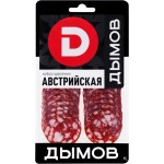 Колбаса сырокопченая ДЫМОВ Австрийская, нарезка, 90г Колбаса сырокопченая ДЫМОВ Австрийская, нарезка, 90г