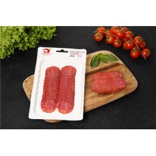 Колбаса сырокопченая МД БОРОДИНА Лацио, категория А, нарезка, 70г в магазинах Лента