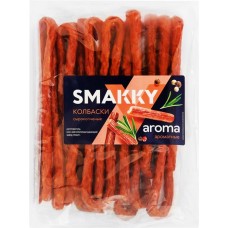Колбаски сырокопченые SMAKKY, 280г в магазинах Лента