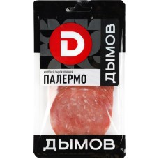 Колбаса сырокопченая ДЫМОВ Палермо, нарезка, 90г в магазинах Лента