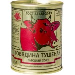 Говядина тушеная МКК БЕРЕЗОВСКИЙ высший сорт, 338г
