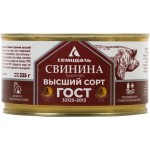 Свинина тушеная СЕМИДАЛЬ высший сорт, ГОСТ, 325г