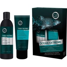 Набор подарочный мужской Q.P. Men care Ocean Extreme: Гель для душа, 200мл + Бальзам после бритья, 80мл, 358мл в магазинах Лента