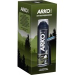 Набор подарочный мужской ARKO Пена для бритья Anti-Irritation, 200мл+Станок для бритья Pro2 Набор подарочный мужской ARKO Пена для бритья Anti-Irritation, 200мл+Станок для бритья Pro2