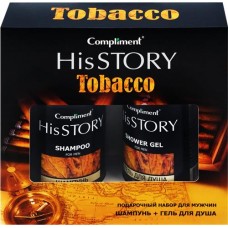 Набор подарочный мужской COMPLIMENT His Story Tobacco Шампунь для волос, 320мл+Гель для душа, 320мл в магазинах Лента