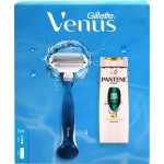 Набор подарочный женский VENUS Бритва с 1 сменной кассетой+Шампунь PANTENE Pro-V Aqua Light, 250мл Набор подарочный женский VENUS Бритва с 1 сменной кассетой+Шампунь PANTENE Pro-V Aqua Light, 250мл