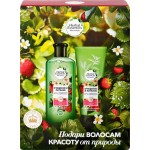Набор подарочный женский HERBAL ESSENCES Белая клубника и сладкая мята Шампунь без силиконов, 250мл+Бальзам-ополаскиватель для волос, 180мл Набор подарочный женский HERBAL ESSENCES Белая клубника и сладкая мята Шампунь без силиконов, 250мл+Бальзам-ополаскиватель для волос, 180мл