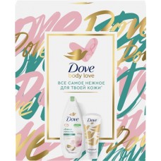 Набор подарочный женский DOVE Крем-гель для душа Фисташковый крем и магнолия, 250мл+Крем для рук Кокосовое масло и миндальное молочко, 50мл в магазинах Лента