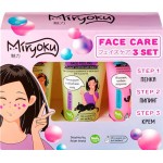 Набор подарочный женский MIRYOKU Face 3steps Giftset Пенка для умывания, 50мл+Пилинг-скатка для лица Авокадо и бамбук, 50мл+Крем для лица, 50мл Набор подарочный женский MIRYOKU Face 3steps Giftset Пенка для умывания, 50мл+Пилинг-скатка для лица Авокадо и бамбук, 50мл+Крем для лица, 50мл