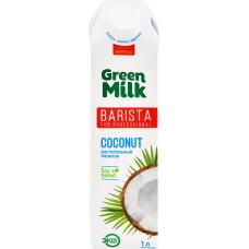 Напиток растительный GREEN MILK Professional Кокосовый на соевой основе 1,5% ГОСТ, 1000мл в магазинах Лента