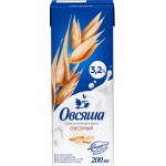 Напиток овсяный ОВСЯША обогащенный витаминами и минеральными веществами 3,2%, 200мл