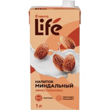 Напиток растительный ЛЕНТА LIFE Миндальный, 1000мл в магазинах Лента