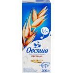 Напиток овсяный ОВСЯША обогащенный витаминами и минеральными веществами 1,5%, 200мл