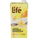 Напиток растительный ЛЕНТА LIFE Овсяный Ванильный, 1000мл