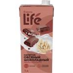 Напиток растительный ЛЕНТА LIFE Овсяный Шоколадный, 1000мл