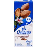 Напиток на овсяной основе ОВСЯША Миндальный 1,5%, 200мл