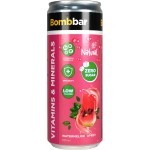 Напиток BOMBBAR Лимонад со вкусом арбуза, обогащенный магнием и цинком, газированный, 330мл