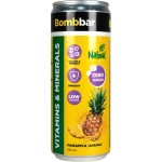 Напиток BOMBBAR Лимонад со вкусом ананаса, обогащенный магнием и цинком, газированный, 330мл