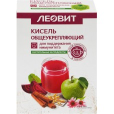 Кисель растворимый ЛЕОВИТ Общеукрепляющий, 100г в магазинах Лента