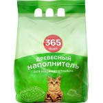Наполнитель древесный для кошачьего туалета 365 ДНЕЙ, 6.5л 4кг